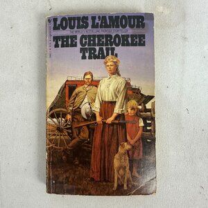 Louis LAmour The Cherokee Trail Paperback 1982 Bantam Book Western Fiction